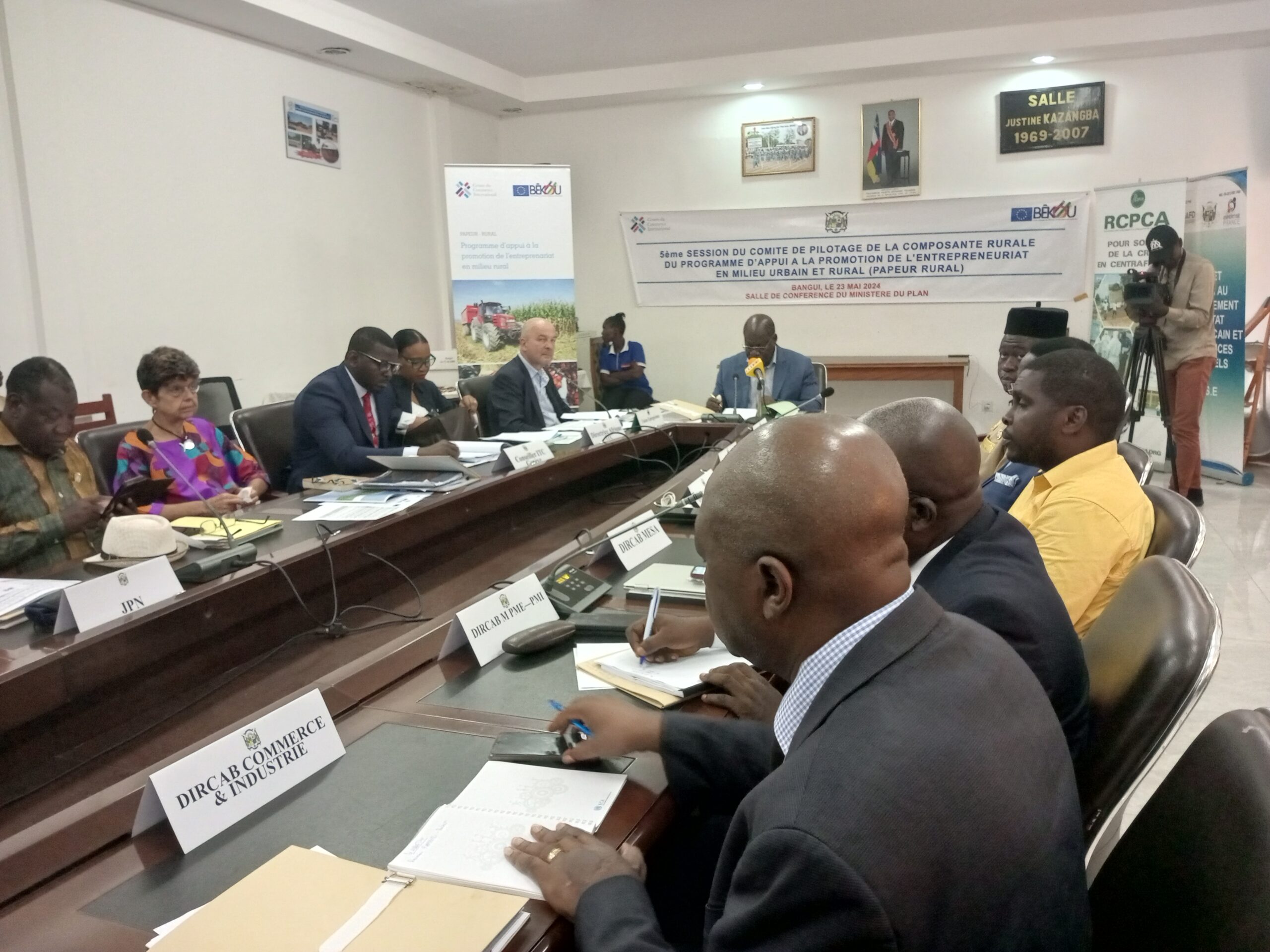 Centrafrique : Plusieurs réalisations de PAPEUR-RURAL explorées lors de la 5ème session ordinaire du comité de pilotage en dépit de nombreux défis