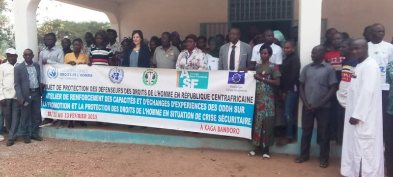 Centrafrique : les organisations des Droits de l’Homme de Kaga-Bandoro renforce leurs capacités sur la protection des Droits Humains