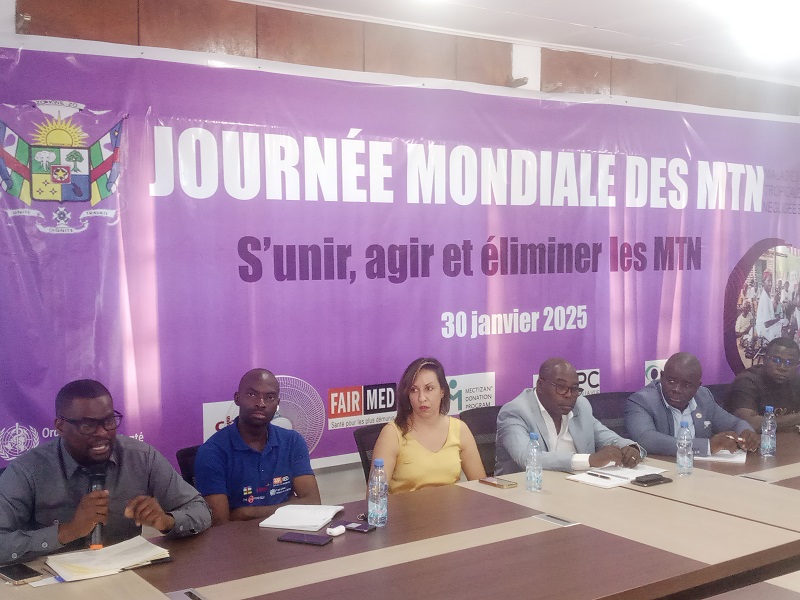 Centrafrique : l’Organisation Mondiale de la Santé (OMS) s’active dans la lutte contre les Maladies Tropicales Négligées