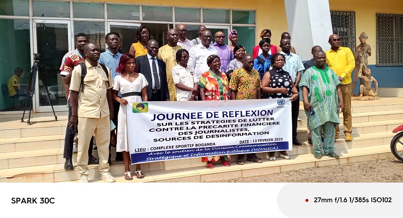 Centrafrique : le Haut Conseil de Communication s’engage à régulariser les conditions de travail des journalistes centrafricains